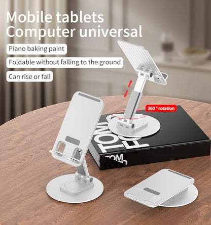360° Rotating Cell Phone Stand for Desk (K39B-White) - size: K39B-White