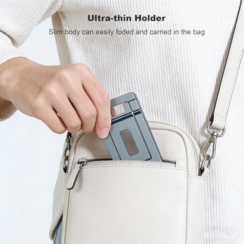 Fold-Flat Cell Phone Stand 2-Pack,Portable Non-slip,Aluminum,Easy to Carry - color: Grey, size: 12CM