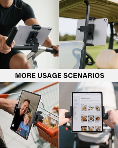 A2C Tablet Mount for Peloton Bike - Adjustable Clamp Mount for Handlebar