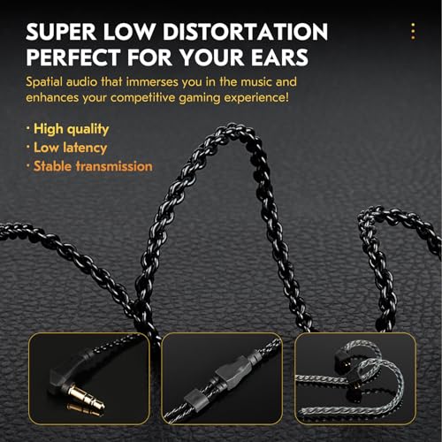 CCZ DC03 1DD HiFi in Ear Monitor Headphones Gaming Earbuds,Gun,Without Mic - color: Gun, size: 3.5mm, without Mic