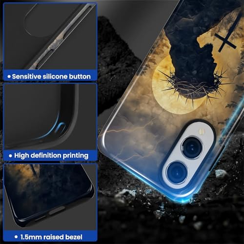 CARLOCA Case for Samsung Galaxy S25 Edge,Faith Inspired Christians Scripture Design Hybrid Dual Protection Soft TPU + Hard PC,Shockproof Anti-Scratch Cover Men Women Stylish Protective Phone Case - color: Faith Inspired Christians Scripture, size: Galaxy