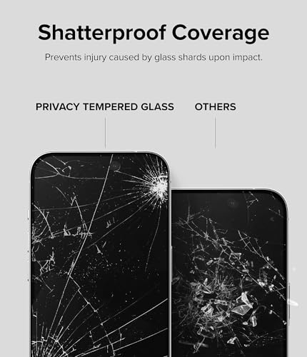Ringke for iPhone 15 Pro Max Screen Protector [Privacy Glass] - size: iPhone 15 Pro Max