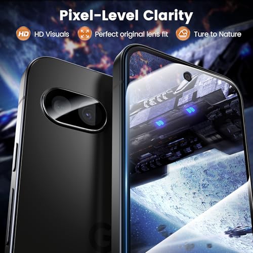 LK 2+2 Pack for Google Pixel 10a Screen Protector + Camera Lens Protector - size: Pixel 10a