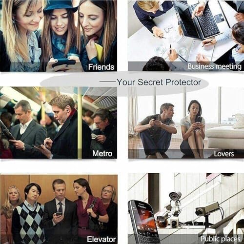 2 Pack Privacy Screen Protector TPU Film Fingerprint Works Compatible with Samsung Galaxy A35 5G, Anti-Spy Anti-Peep 3D Edge Case Friendly