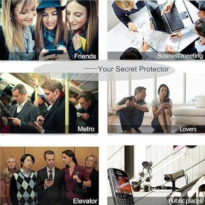 2 Pack Privacy Screen Protector TPU Film Fingerprint Works Compatible with Samsung Galaxy A35 5G, Anti-Spy Anti-Peep 3D Edge Case Friendly