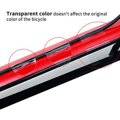 Outus 3 Pieces Bicycle Chainstay Protector - color: Clear
