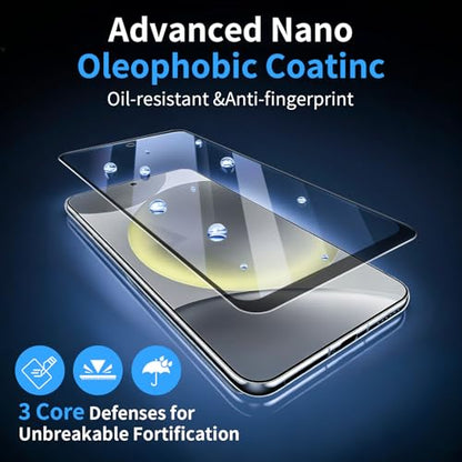 2 Pack Privacy Screen Protector for Samsung Galaxy S24 6.2'',Auto-Alignment - size: Galaxy S24