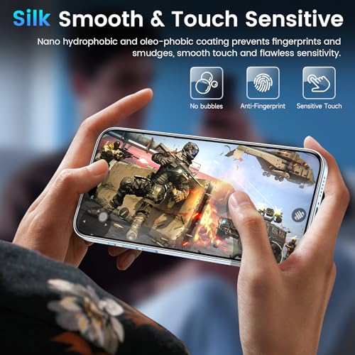 Fotbor Compatible for 3 Pack iPhone Air Screen Protector With 1 Set Camera Lens Protector, 2025 Upgrade 9H+ Premium Tempered Glass 17air, Easy Installation Kits, 6.5 inch - size: iPhone Air-6.5 inch