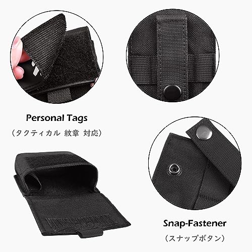 TRIWONDER Tactical Cigarette Pouch Molle Small Military Bag Battery Cigarette Case EDC Utility Card Holder Lighter Slot Mini Cigar Waist Pack - color: 01 Tan - 2 Pack