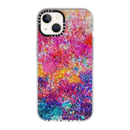 CASETiFY for iPhone 13 Case - Impact Clear Compatible with MagSafe | Not Yellowing | 6.6 ft. 3x Military Grade Drop Protection | And We Danced Our Way Home by Ingrid Ching | Clear - color: And We Danced Our Way Home, size: Iphone 13 (6.1")