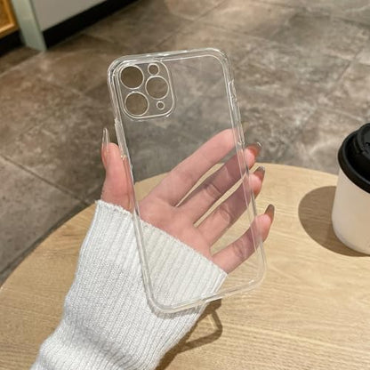 Clear Case for iPhone 11 Pro case.Soft Phone Cover Slim Light Full Protection Shockproof(Clear, 11 pro) - size: 11 pro