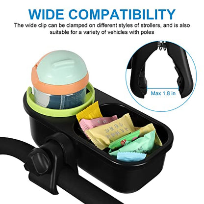Accmor Stroller Cup Holder, Drinks Holder Bike Walker Wheelchair - color: Tray-Green