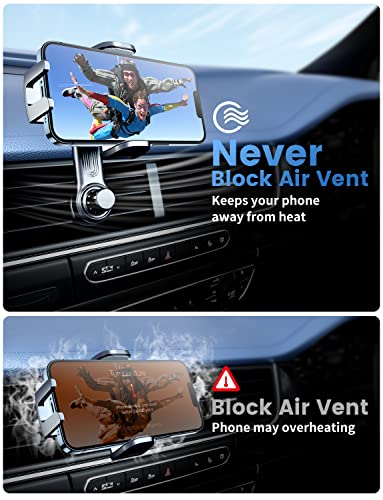 eSamcore Car Vent Phone Mount, Car Phone Holder for Your Air Vent Clip