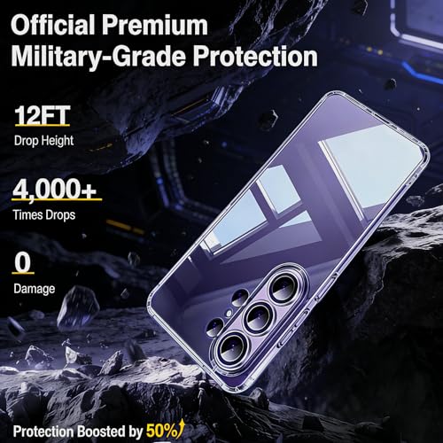 Clear Case for Samsung Galaxy S26 Ultra 5G,Camera Lens Full Protection,Transparent Anti-Scratch Non-Yellowing Ultra Slim Fit Shockproof Drop Protection Phone Cover Galaxy S 26 Ultra - size: 26 Ultra