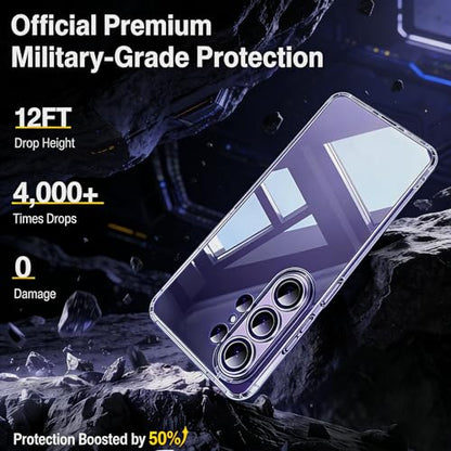 Clear Case for Samsung Galaxy S26 Ultra 5G,Camera Lens Full Protection,Transparent Anti-Scratch Non-Yellowing Ultra Slim Fit Shockproof Drop Protection Phone Cover Galaxy S 26 Ultra - size: 26 Ultra