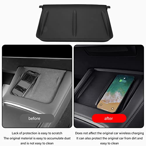 Replacement for 2017-2023 Phone Charging Pad, Phone Charging Pad Car Charging Anti Slip Mat Silicone
