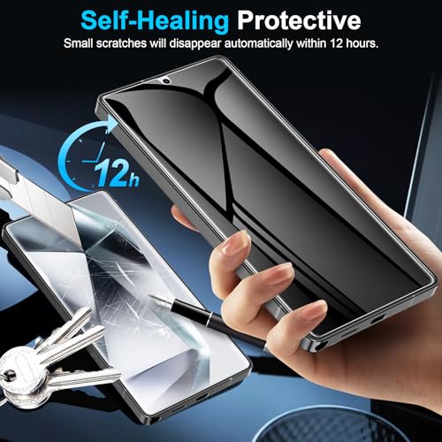 LYWHL 2 Pack for Samsung Galaxy S25 Ultra Privacy Screen Protector [Like Original Fingerprint Unlock], Anti-Spy Private S25 Ultra Film [Not Glass], Case Friendly, Scratch-Resistant, Sensitive Touch - size: Samsung Galaxy S25 Ultra