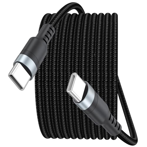 15ft USB C Cable Fast Charging 60W, Long USBC to USB-C Charge Cord 15 Foot - size: 15 Feet