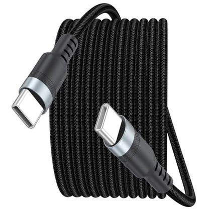 15ft USB C Cable Fast Charging 60W, Long USBC to USB-C Charge Cord 15 Foot - size: 15 Feet
