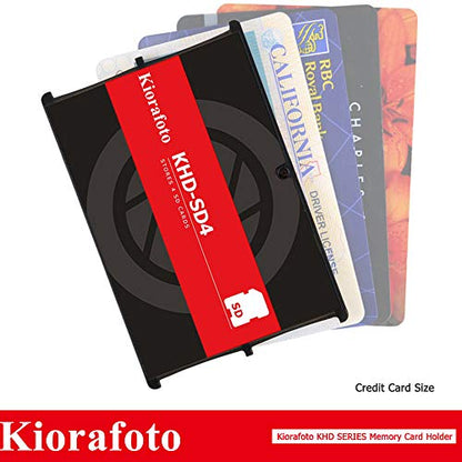 4 Slots Slim Credit Card Size SD SDXC SDHC Card Case Holder - color: For 4 SD