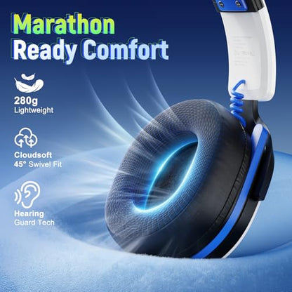 3-in-1 Wireless Gaming Headset, Mirror Gloss, 50mm Drivers, 7.1 Surround