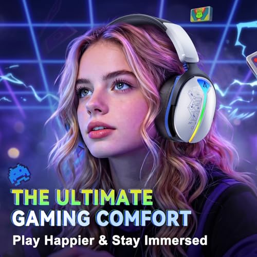 3-in-1 Wireless Gaming Headset, Mirror Gloss, 50mm Drivers, 7.1 Surround