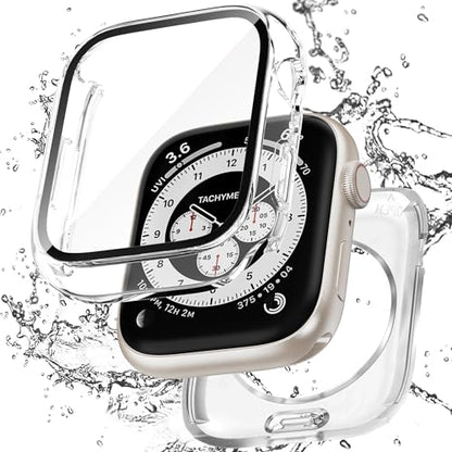 Full Protection Cover for Apple Watch Series 9/8/7 41mm - color: Clear, size: 41mm