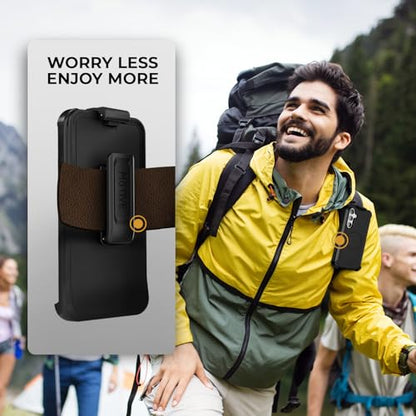 MOTIVE Heavy Duty Case for Samsung Galaxy s25/s24 Plus, Belt Clip | 6.7" | Bunker Series, Military Grade Multi-Layer Protection, PC/TPU Build, Sealed Port Cover, Compatible with MagSafe Qi2 Charging - size: s25 Plus & s24 Plus