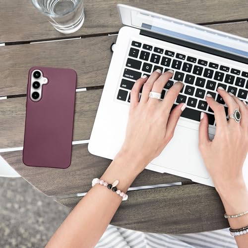 kwmobile Case Compatible with Samsung Galaxy A55 5G Case - Soft Slim Metallic TPU Silicone Cover - Metallic Lavender - color: Metallic Lavender, size: Galaxy A55 5G