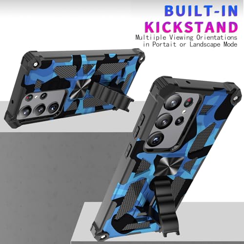 for Samsung Galaxy S26 Ultra Case Camo Phone Case, Blue - color: Blue, size: Samsung Galaxy S26 Ultra 5G