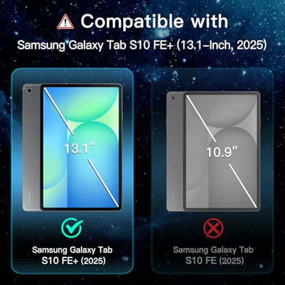 JETech Screen Protector for Samsung Galaxy Tab S10 FE Plus 13.1", 2-Pack - size: TabS10FEPlus