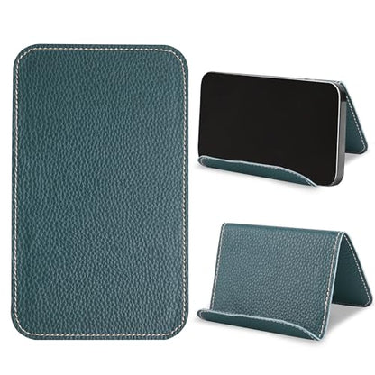 Airplane Travel Essentials for Flying Flex Flap Cell Phone Holder & Flexible Tablet Stand for Desk, Bed, Treadmill, Home & in-Flight Airplane Travel Accessories(1-Lichee Green) - color: 1-Lichee Green