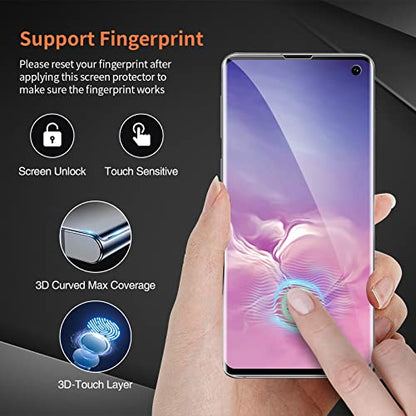 3 Pack for Samsung Galaxy S10 High Definition Screen Protector - size: Galaxy S10