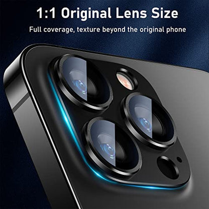 UniqueMe for iPhone 13 Pro/iPhone 13 Pro Max Camera Lens Protector-Graphite - color: Graphite