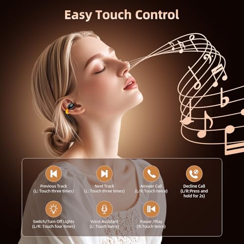 Open Ear Sport Earbuds, Clip on Bluetooth Headphones for Running Workout