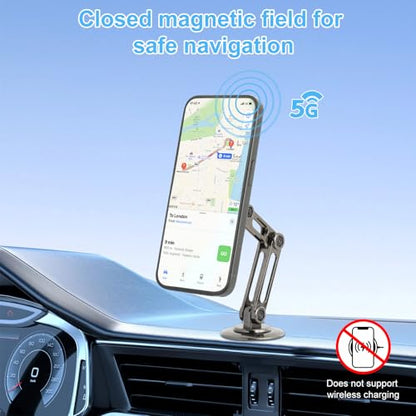 UTEBIT Universal 360° Pro Magnetic Car Phone Holder, Black - color: Magsafe Car Mount