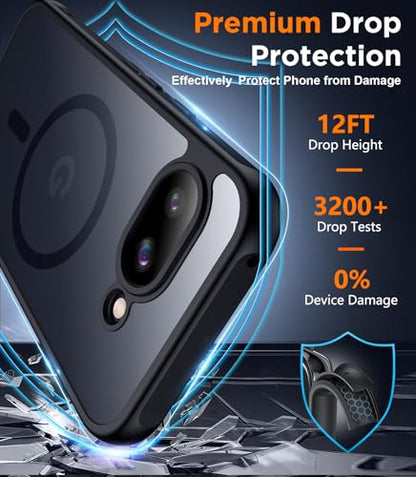 SPIDERCASE Magnetic for Google Pixel 9A Case, Black - color: Black, size: Pixel 9A