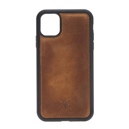 Venito Lucca Leather Case Compatible with iPhone 11 (6.1 inch) – Extra Secure with Padded Back Cover (Antique Brown) - color: Antique Brown, size: iPhone 11