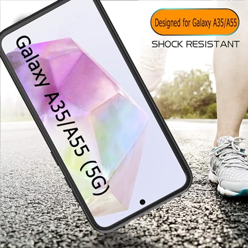 Battery Case for Galaxy A55/A35,Full Encircle[12000mAh]High Capacity Rechargeable Portable Charger Case Extended Battery Pack for Galaxy A55/A35(6.6inch)Wireless Charging Case with Carplay-Black - size: Galaxy A55/A35