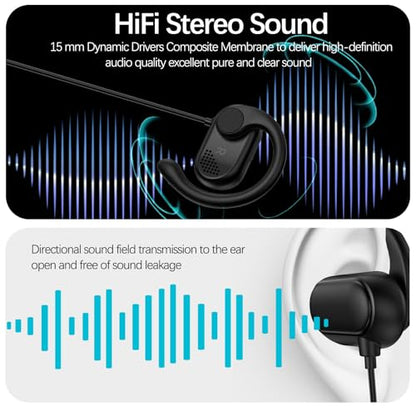 COOYA USB C Open Ear Headphones Wired Earbuds for iPhone 18 Pro Max 17 16