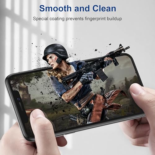 ImpactStrong Shatterproof Tempered Glass Screen Protector for iPhone 11 Pro/iPhone XS/iPhone X [Easy Installation Frame] [Bubble Free] [9H Hardness] [Full Coverage] Case Friendly, 5.8 Inch - (3-Pack) - size: iPhone 11 Pro/X/XS