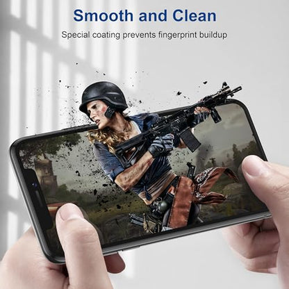 ImpactStrong Shatterproof Tempered Glass Screen Protector for iPhone 11 Pro/iPhone XS/iPhone X [Easy Installation Frame] [Bubble Free] [9H Hardness] [Full Coverage] Case Friendly, 5.8 Inch - (3-Pack) - size: iPhone 11 Pro/X/XS