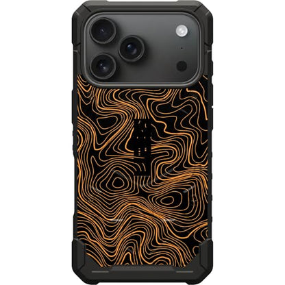 EGO TACTICAL UAG Urban Armor Gear Pathfinder case Compatible with MagSafe iPhone 17 Pro [6.3" Screen] Special Edition Print - Black Gold Topography - color: Black Gold Topography, size: iPhone 17 Pro (6.3")