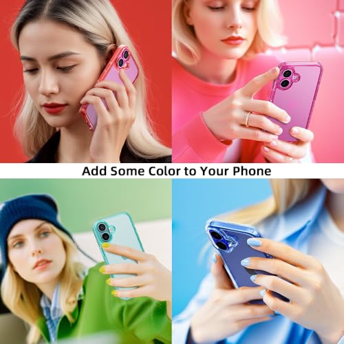 Mobnano for iPhone 16 Case, Protective Shockproof Bumpers [Not Yellowing] Anti-Scratch Transparent Slim Hard PC Back Soft TPU Frame Cover for Men Women - Clear - color: Clear