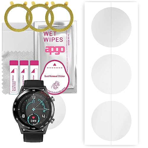 apgo 3x Hydrogel Ultra-Clear Screen Protector for Bemi Racer RC1, Hydrogel Film, Flexible, Soft TPU with positioning layer easy installation