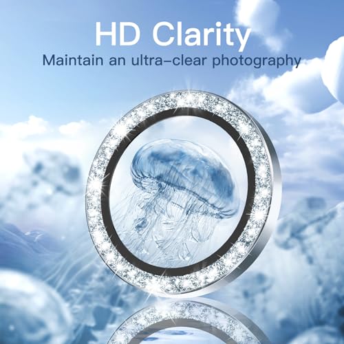 JETech Camera Lens Protector for iPhone 15/15 Plus, Blue, 1 Set - color: Blue