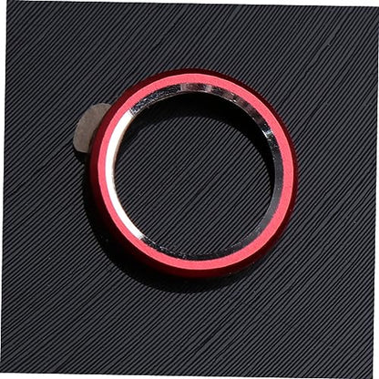 Lurrose 3pcs Metal Lens Protector Ring for Scratch-resistant Camera Lens Guard Circle Easy to Install Protection High-end Metal Texture Red - color: Red