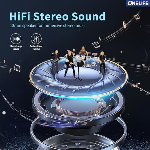 ONE LIFE Wireless Earbuds Bluetooth 5.3, 88Hrs Playtime with Charging Case, in-Ear Stereo Headphones with Cell Phone Charging Function, IPX7 Waterproof for Sports
