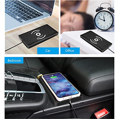 10W Car Wireless Charger Antislip Cell Phone Fast Charging Pad Mat Holder Portable Universal