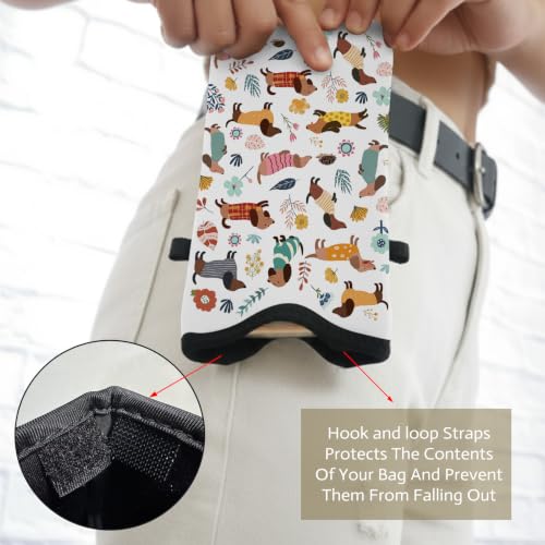Cell Phone Sleeve Pouch with Adjustable Strap - Weiner Dog - color: Weiner Dog